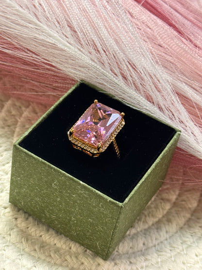 FMC864 - Statement Gold Plated Ring