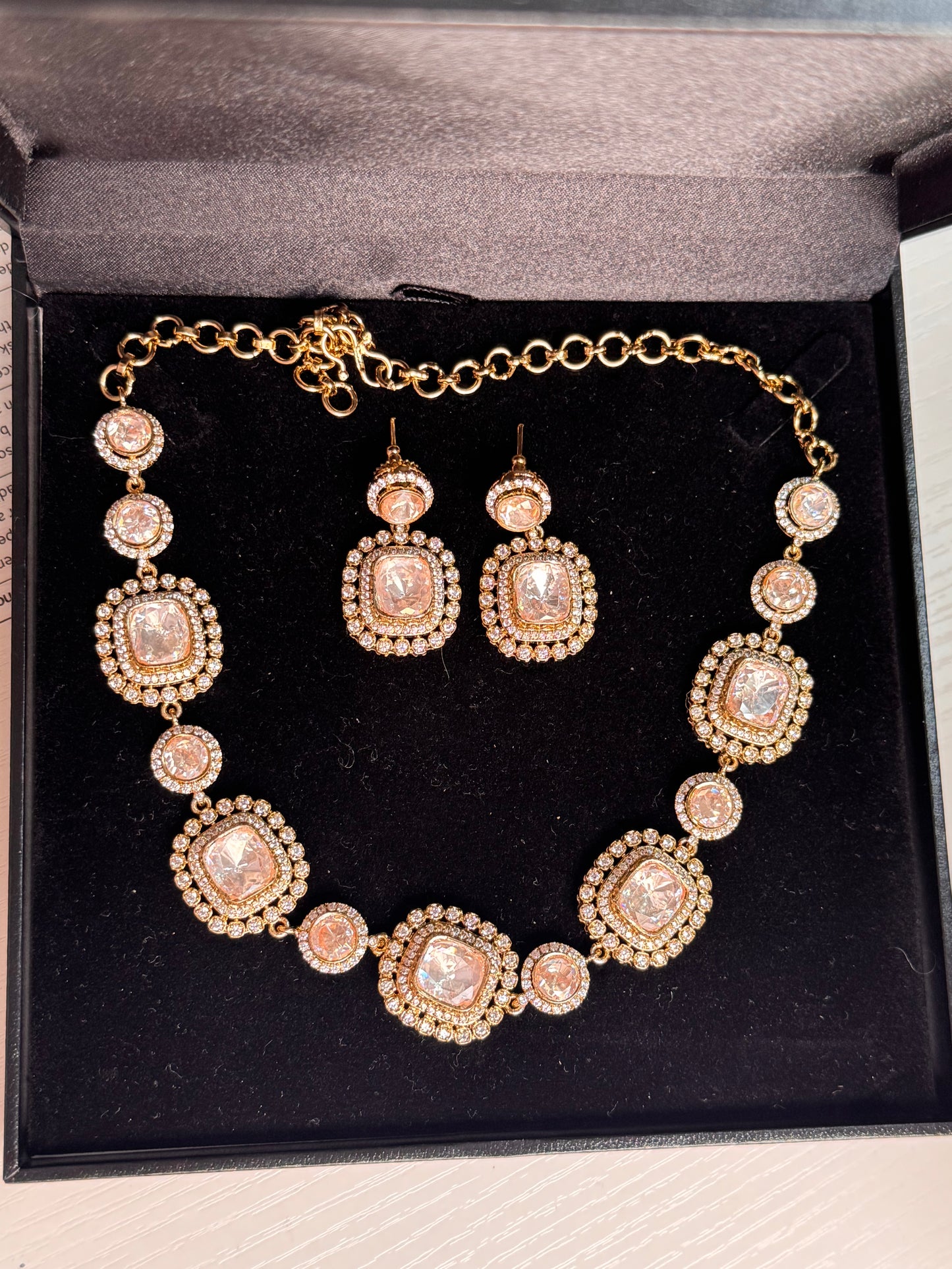 FMC2706 - Pure Mossanite Kundan Necklace