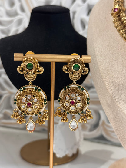 FMC3617 - Rajwada Gold Plated Necklace