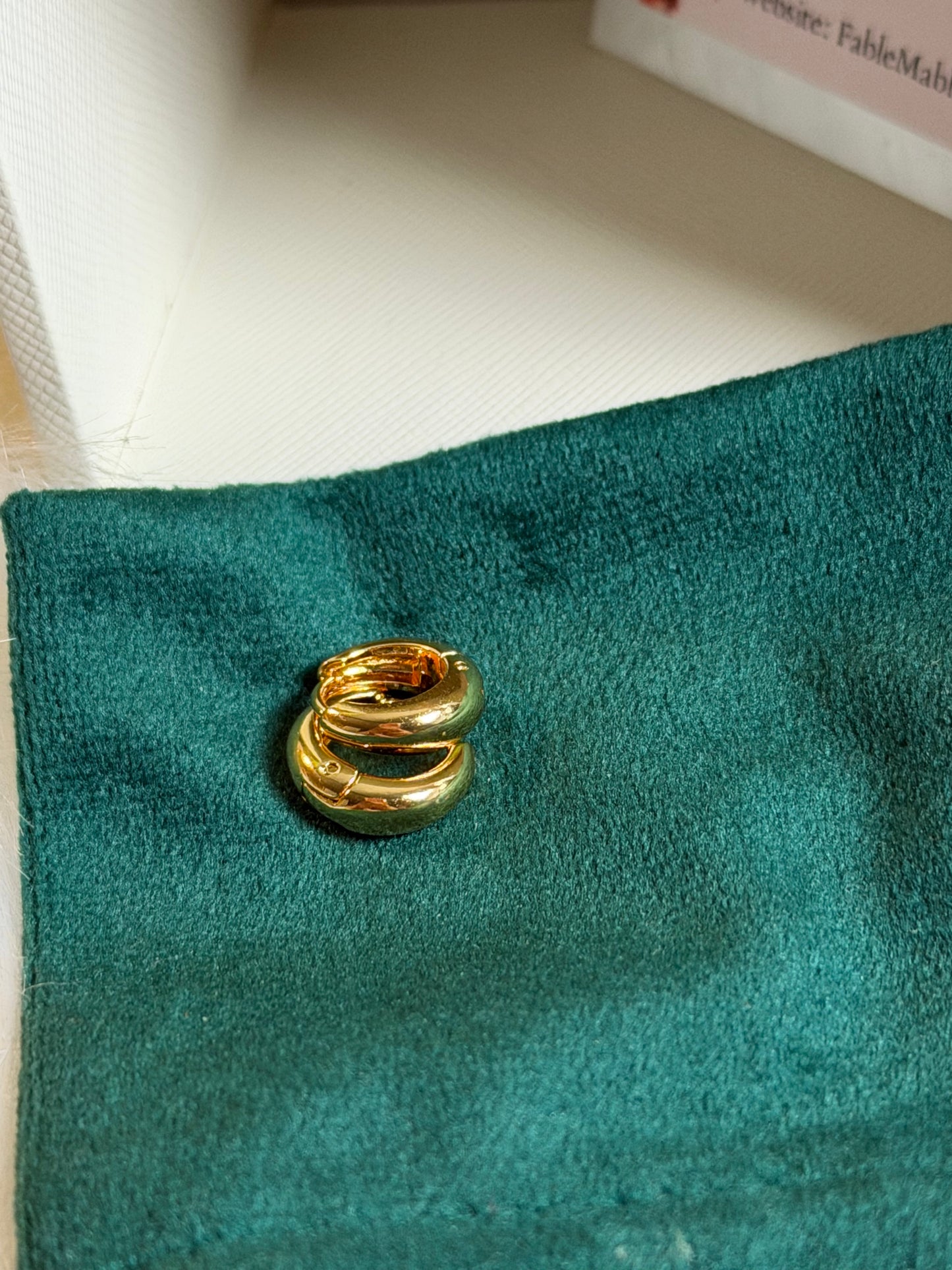 FMC510 - Gold Plated Hoops