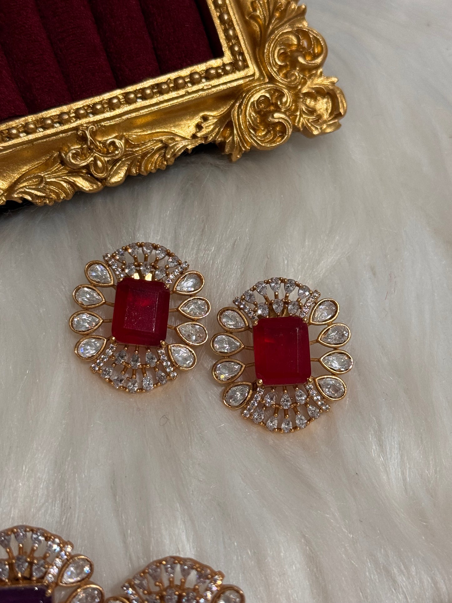 FMC985 - Mossanite Stud Earrings