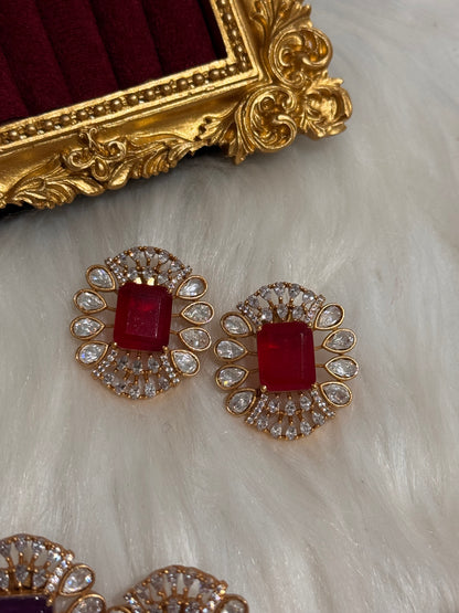 FMC985 - Mossanite Stud Earrings