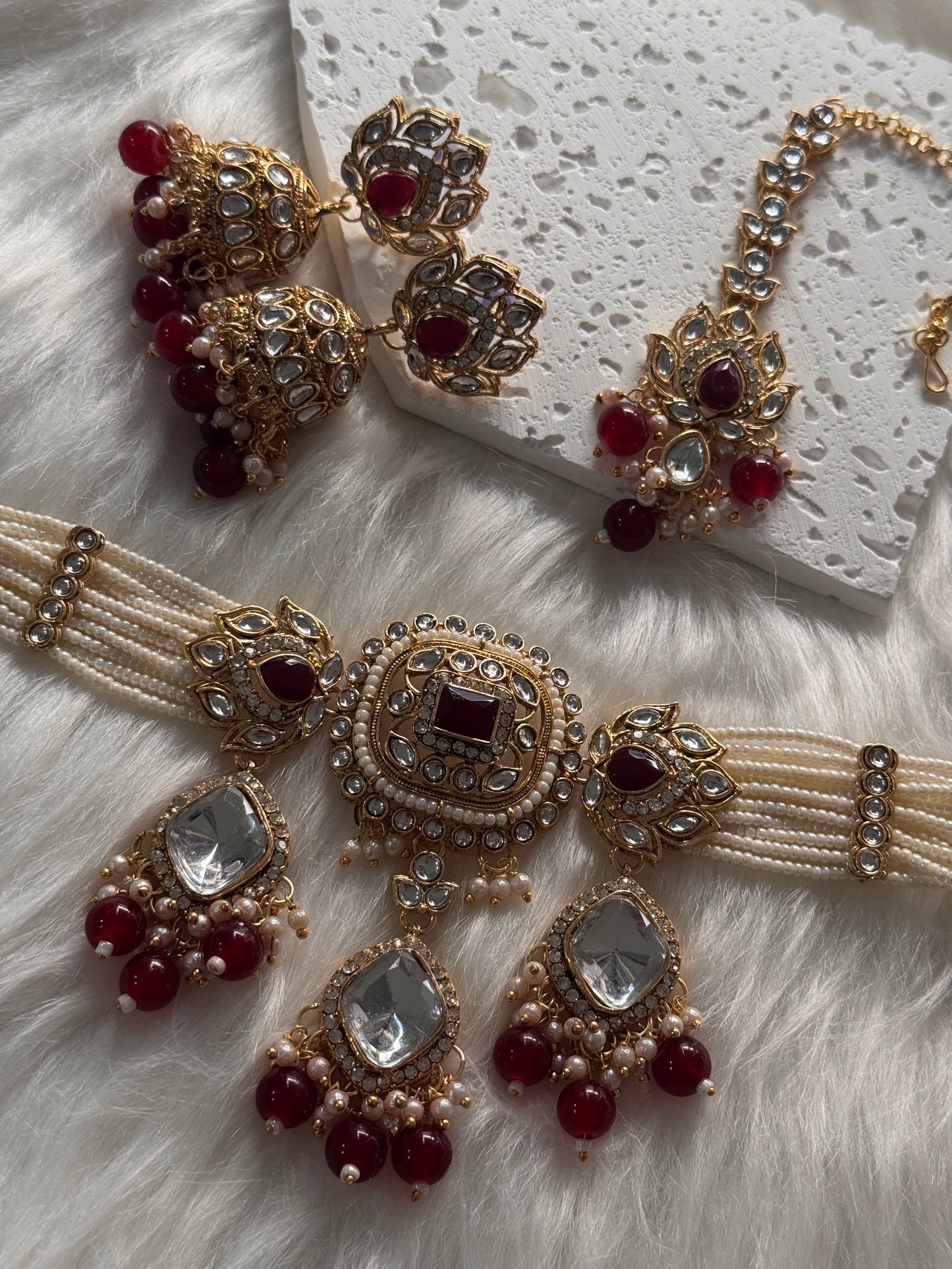 FMC525 - Kundan Chokar Necklace