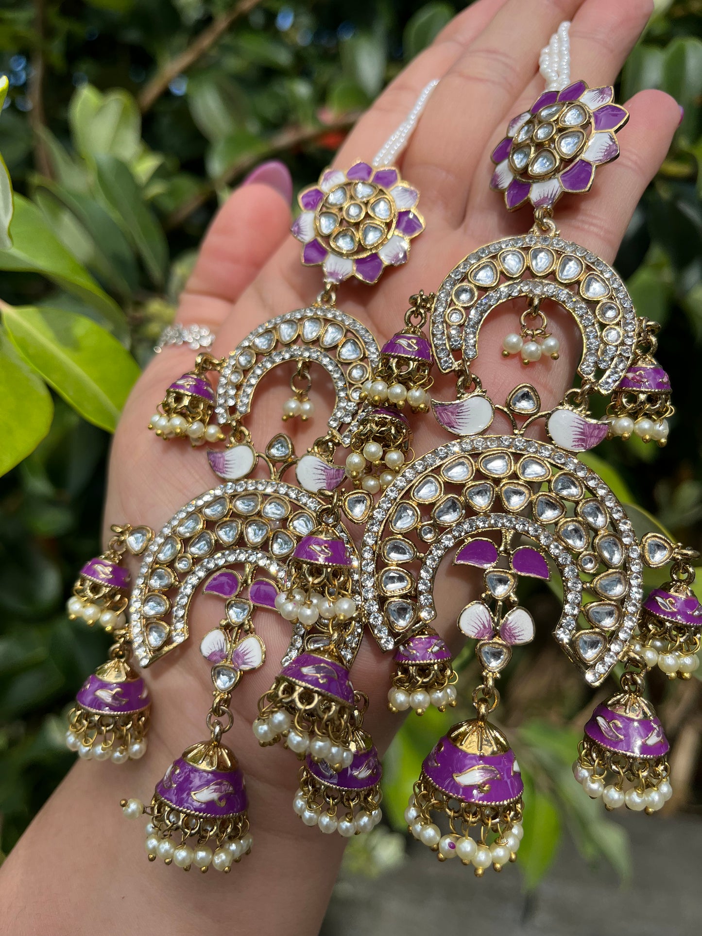 FMC245 - Kundan Earrings - $10 OFF