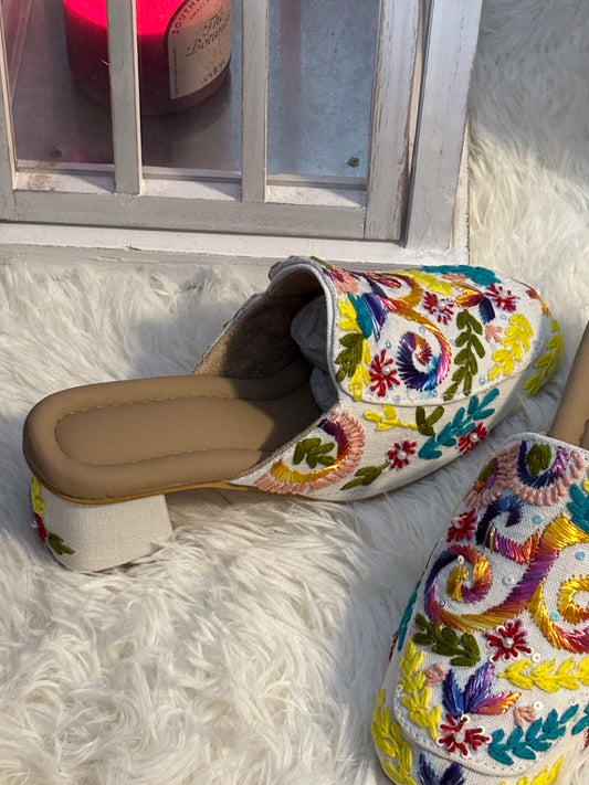 FMC3002 - Hand Embroidered Heels