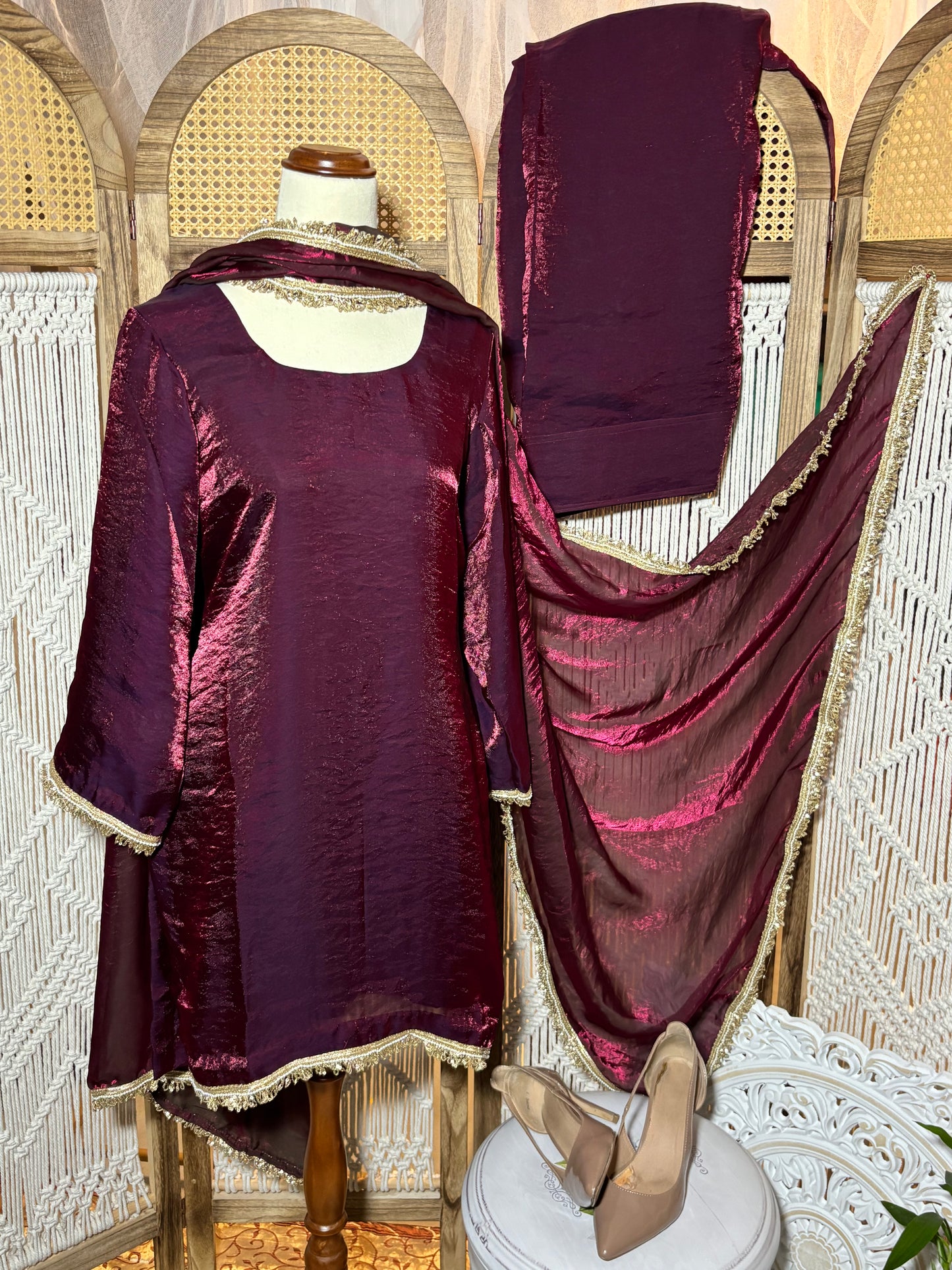 Fendi Silk Farshi Salwar Suit