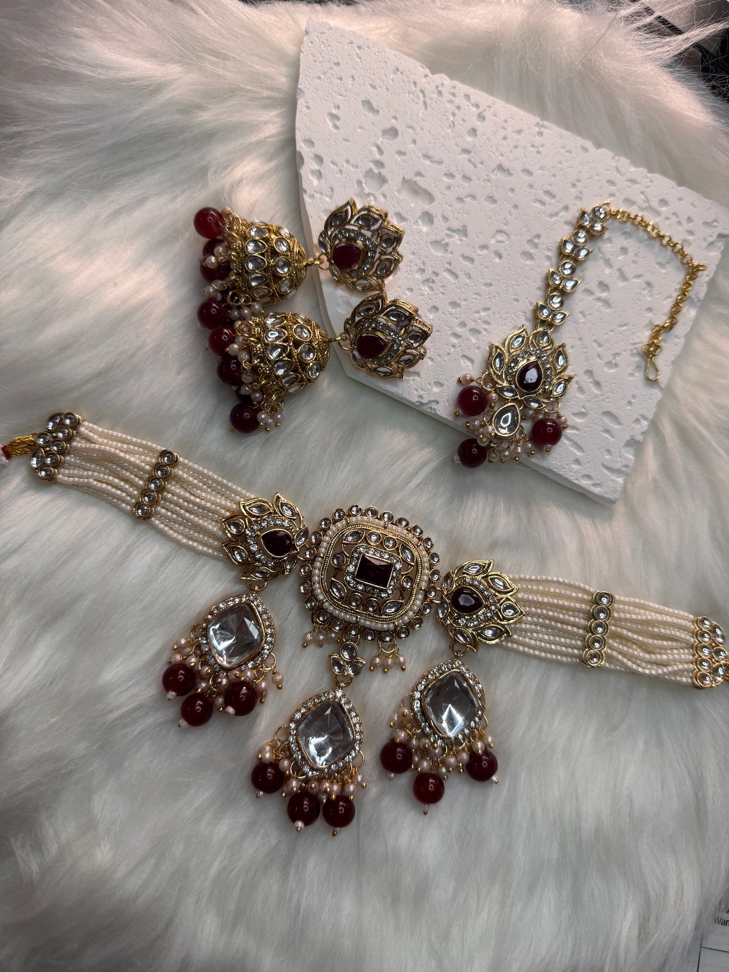 FMC525 - Kundan Chokar Necklace