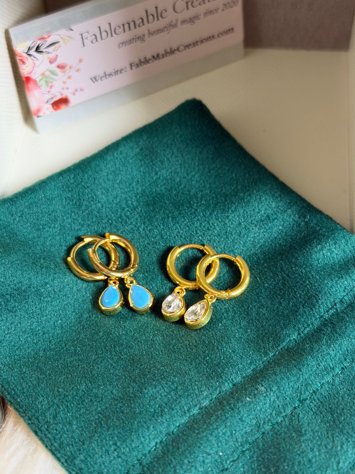 FMC516 - Gold Plated Hoops