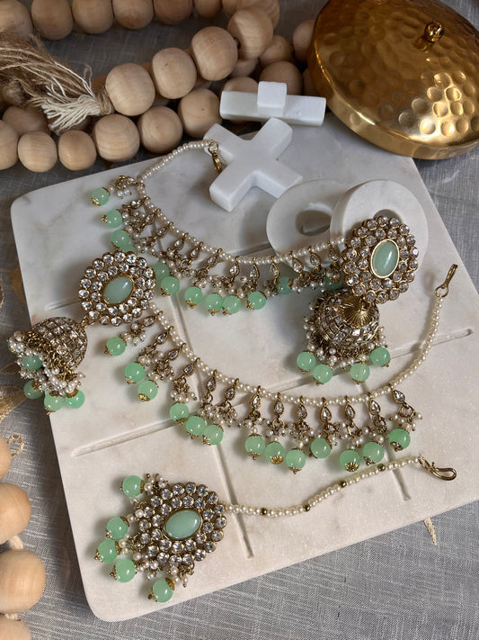 FMC567- Polki Necklace Set