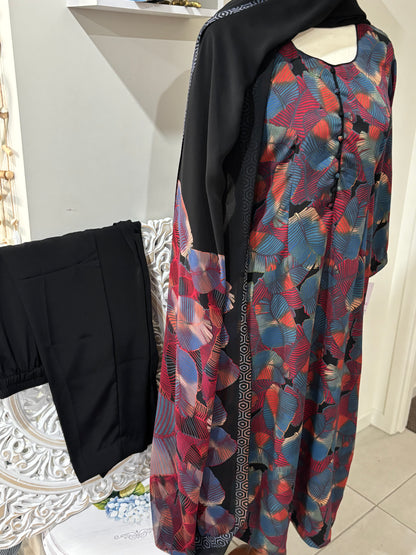 Digital Printed Crepe Pant Suit
