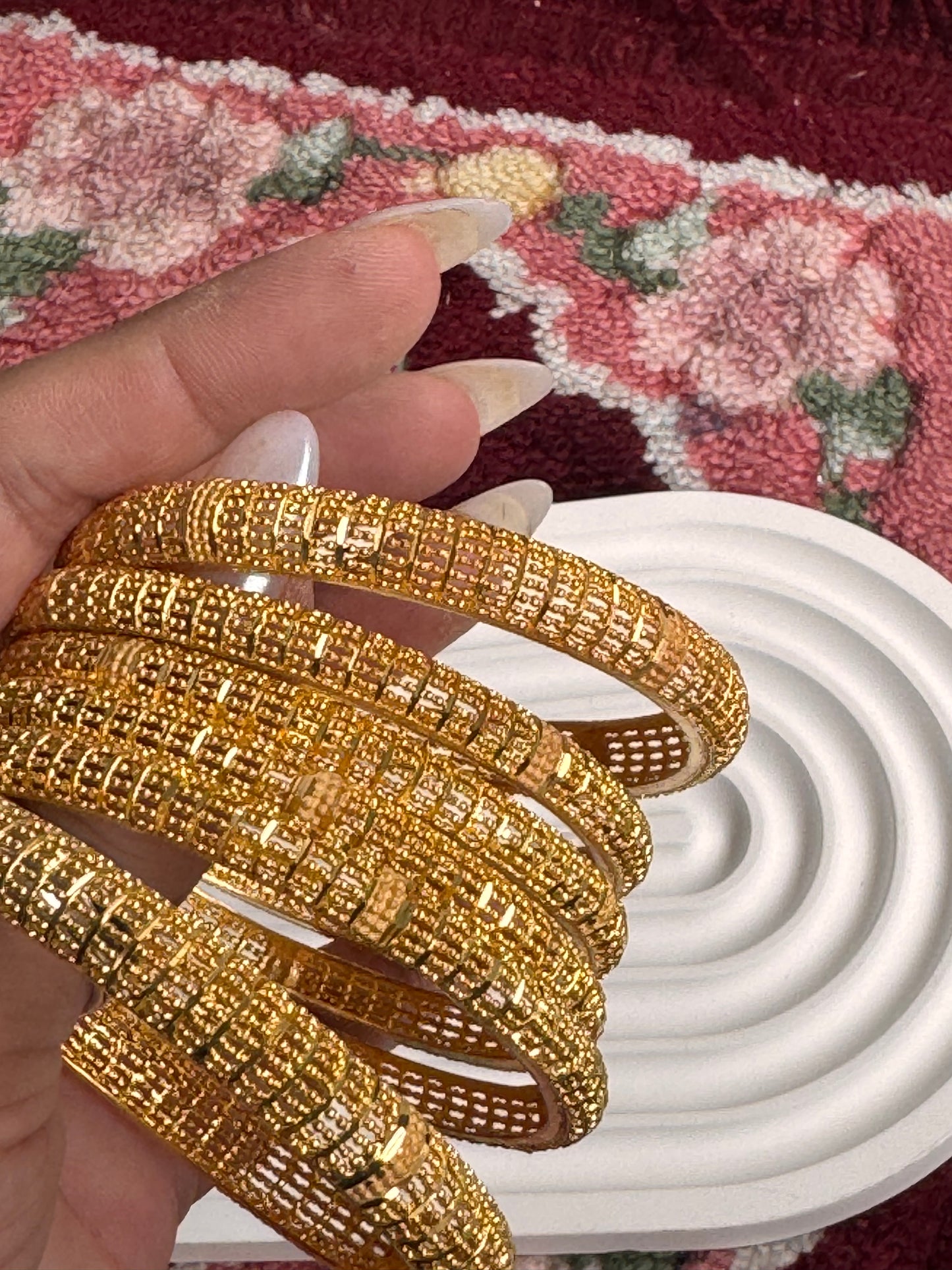 FMC1540 - Gold Plated Bangles Set