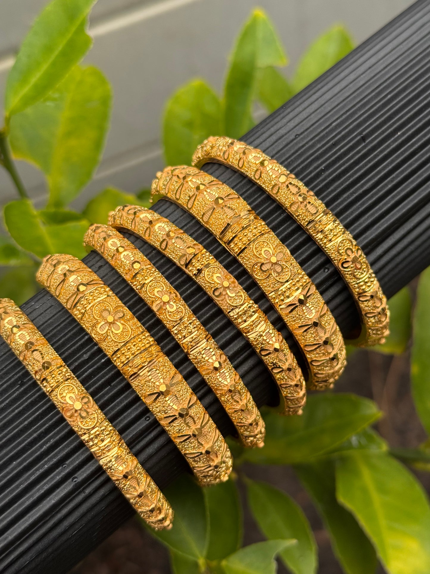 FMC1539 - Gold Plated Bangles Set