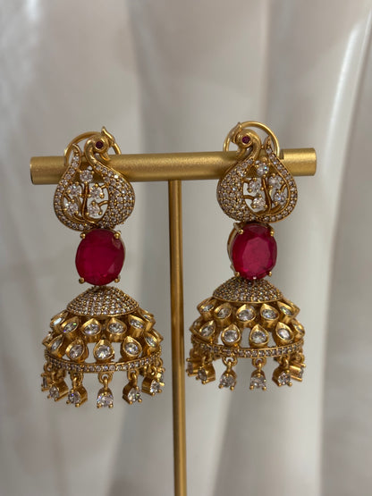 FMC4475 - Uncut Kundan Necklace Set