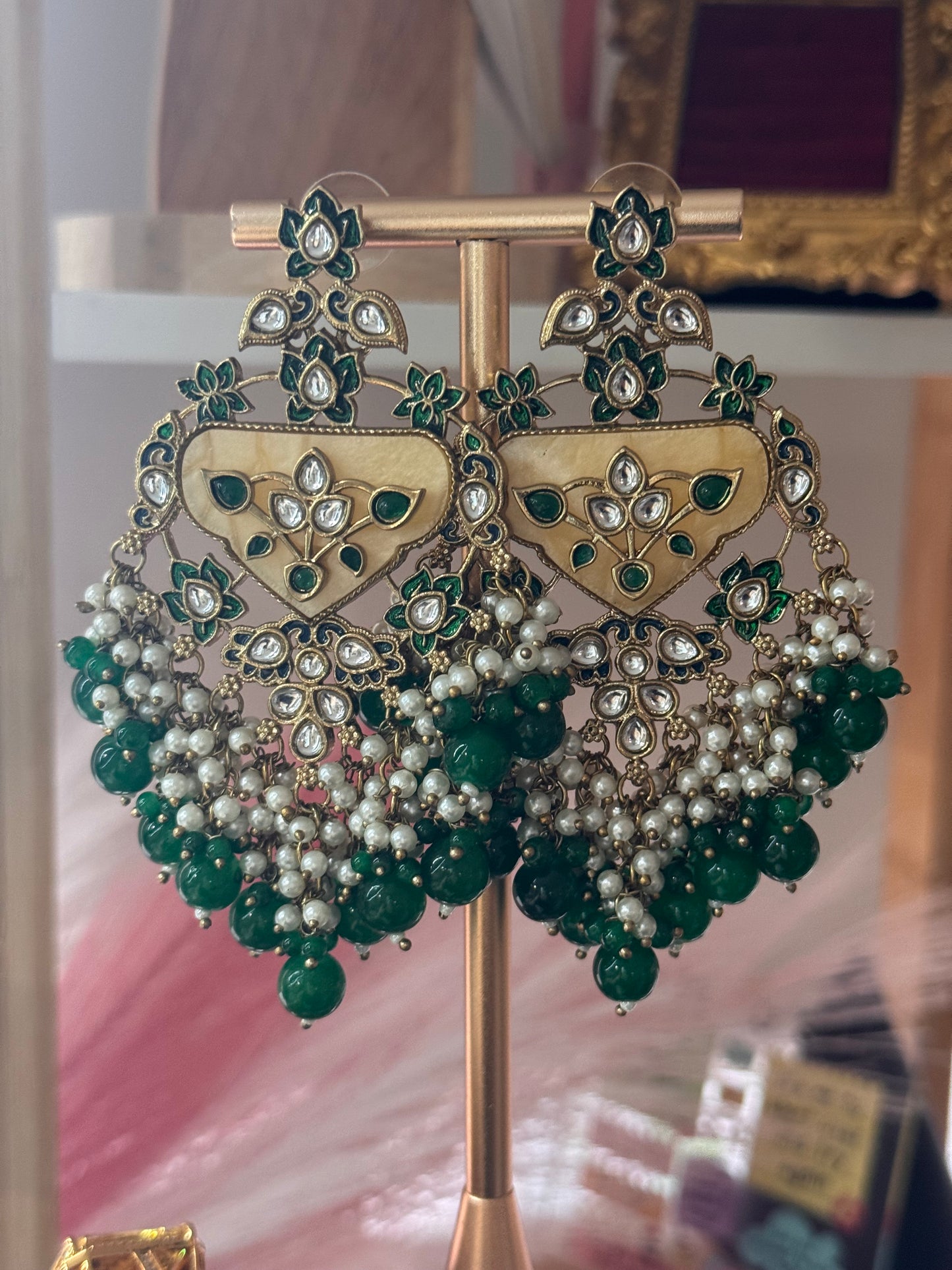 FMC675 - Kundan Earrings