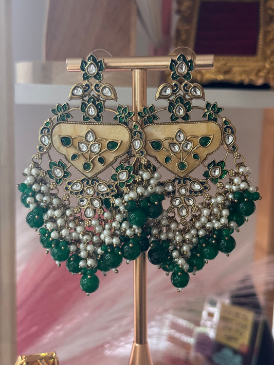 FMC675 - Kundan Earrings