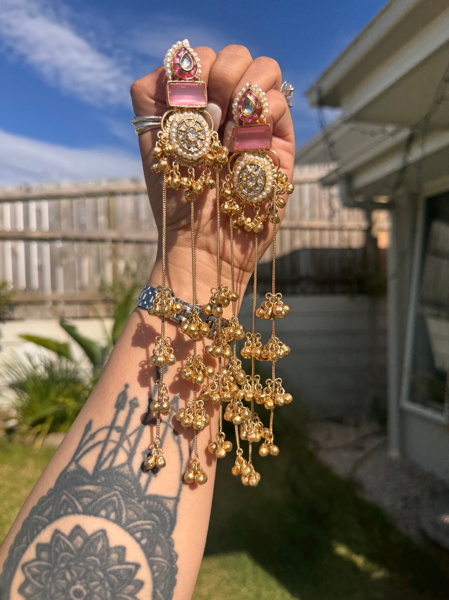 FMC1050 - Brass (Kashmiri) Earrings