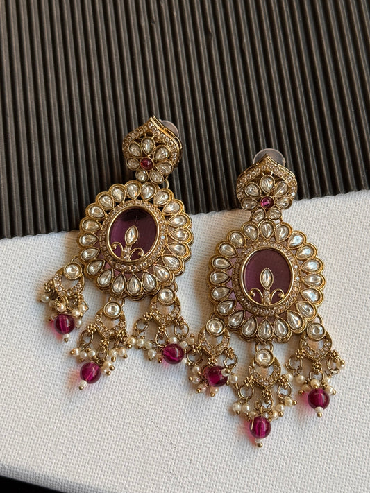 FMC433 - Kundan Earrings