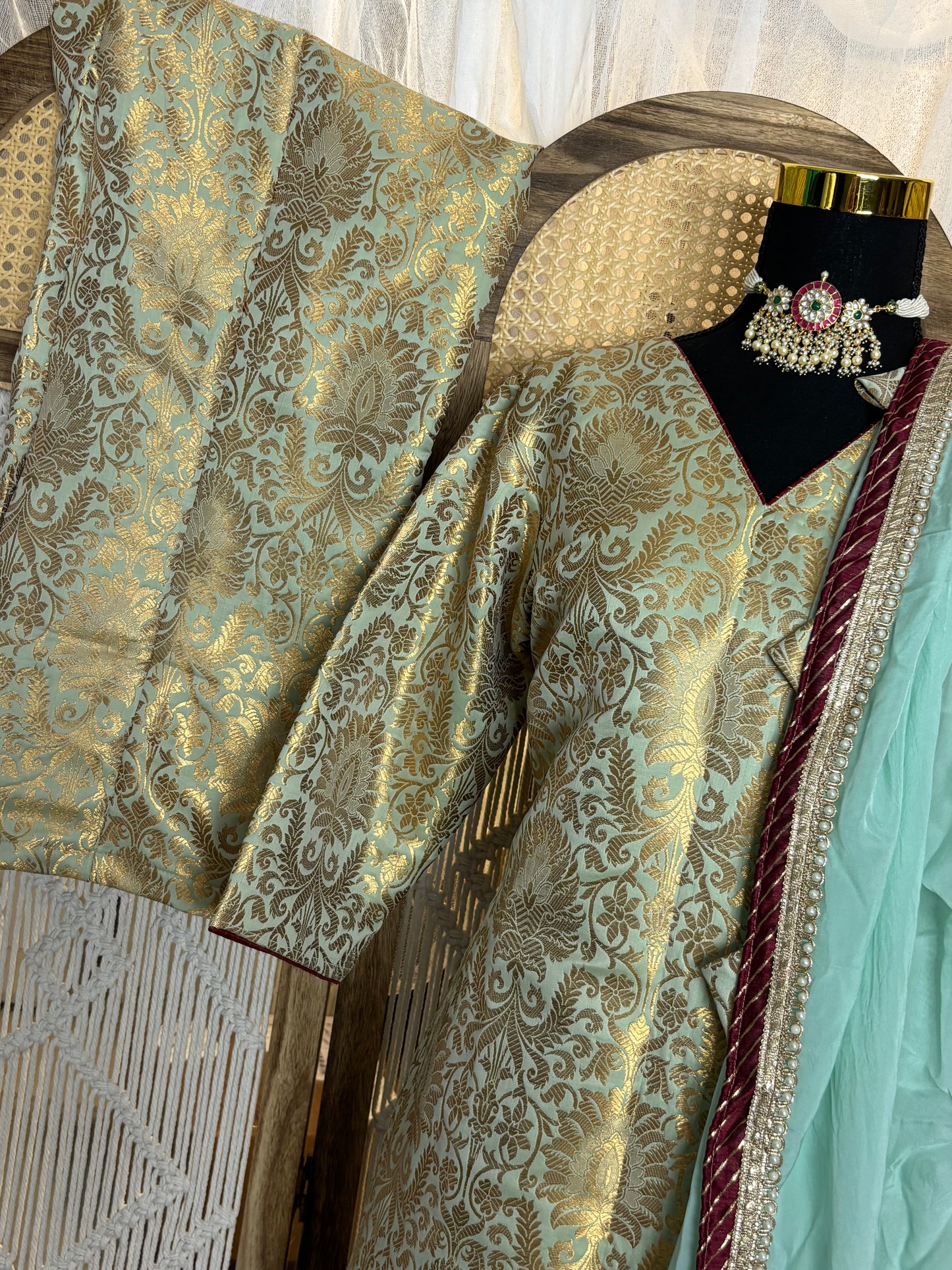 Banarasi Brocade Suit Pant