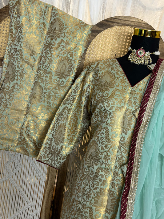 Banarasi Brocade Suit Pant