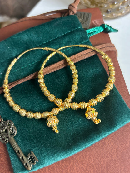 FMC9000 - Gold Plated  Traditional Hoops