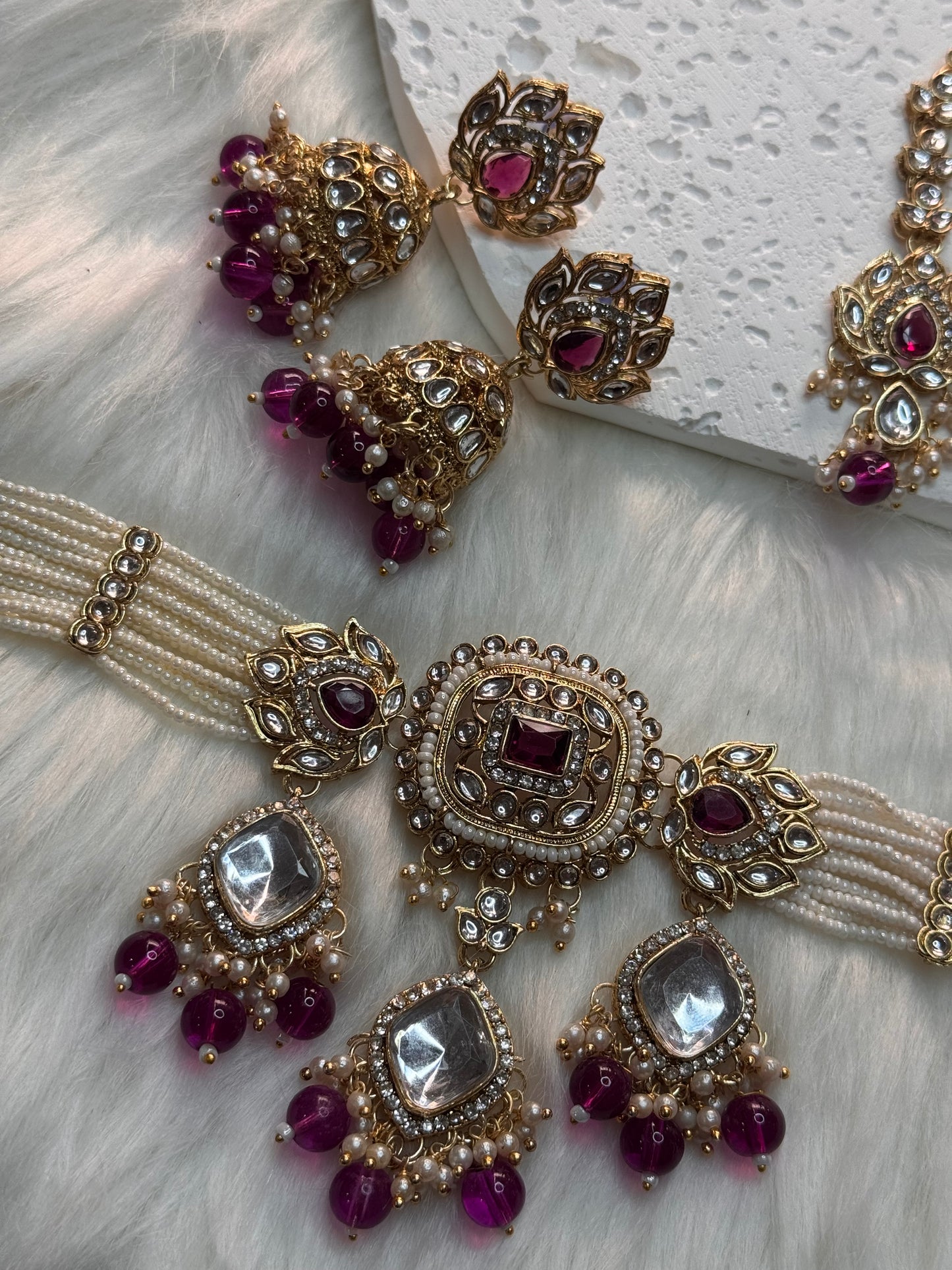 FMC525 - Kundan Chokar Necklace
