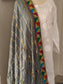 Phulkari Dupatta - Grey