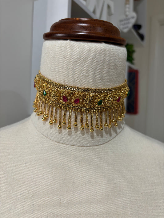 FMC4720 - 2 Gram Gold Plated Necklace Set