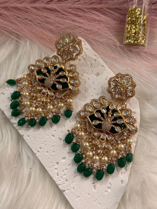 FMC2640 - Uncut Kundan Earrings