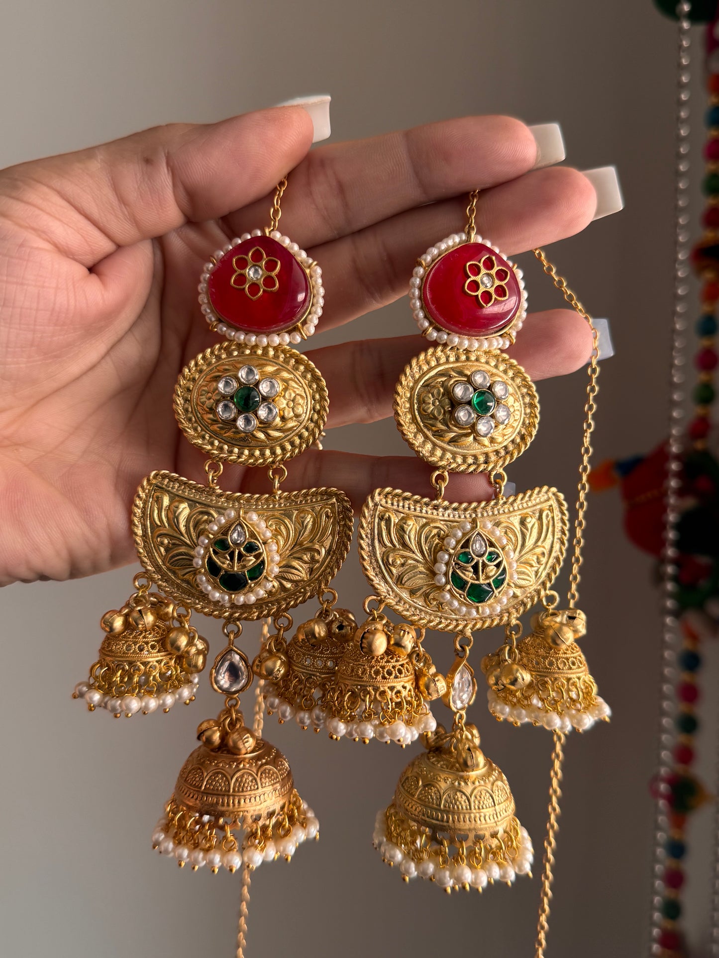 FMC2876 - Brass Earrings