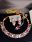 FMC1980 - Mossanite Kundan Necklace