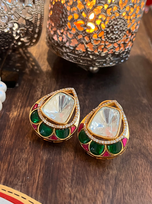 FMC219 - Uncut Kundan Studs