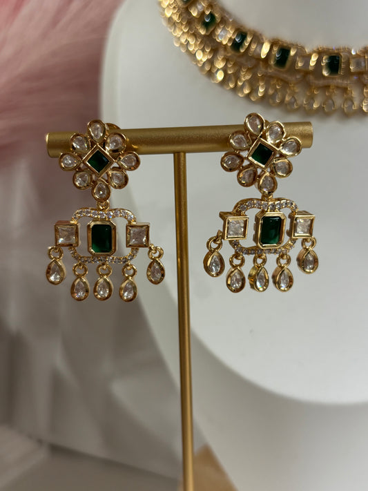 FMC1976 - Uncut Kundan Necklace Set
