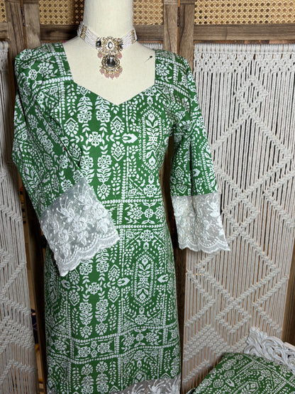 Pakistani Celebrity Style Cord Set