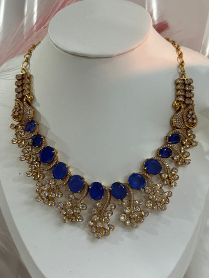 FMC4475 - Uncut Kundan Necklace Set