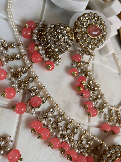 FMC566- Polki Necklace Set