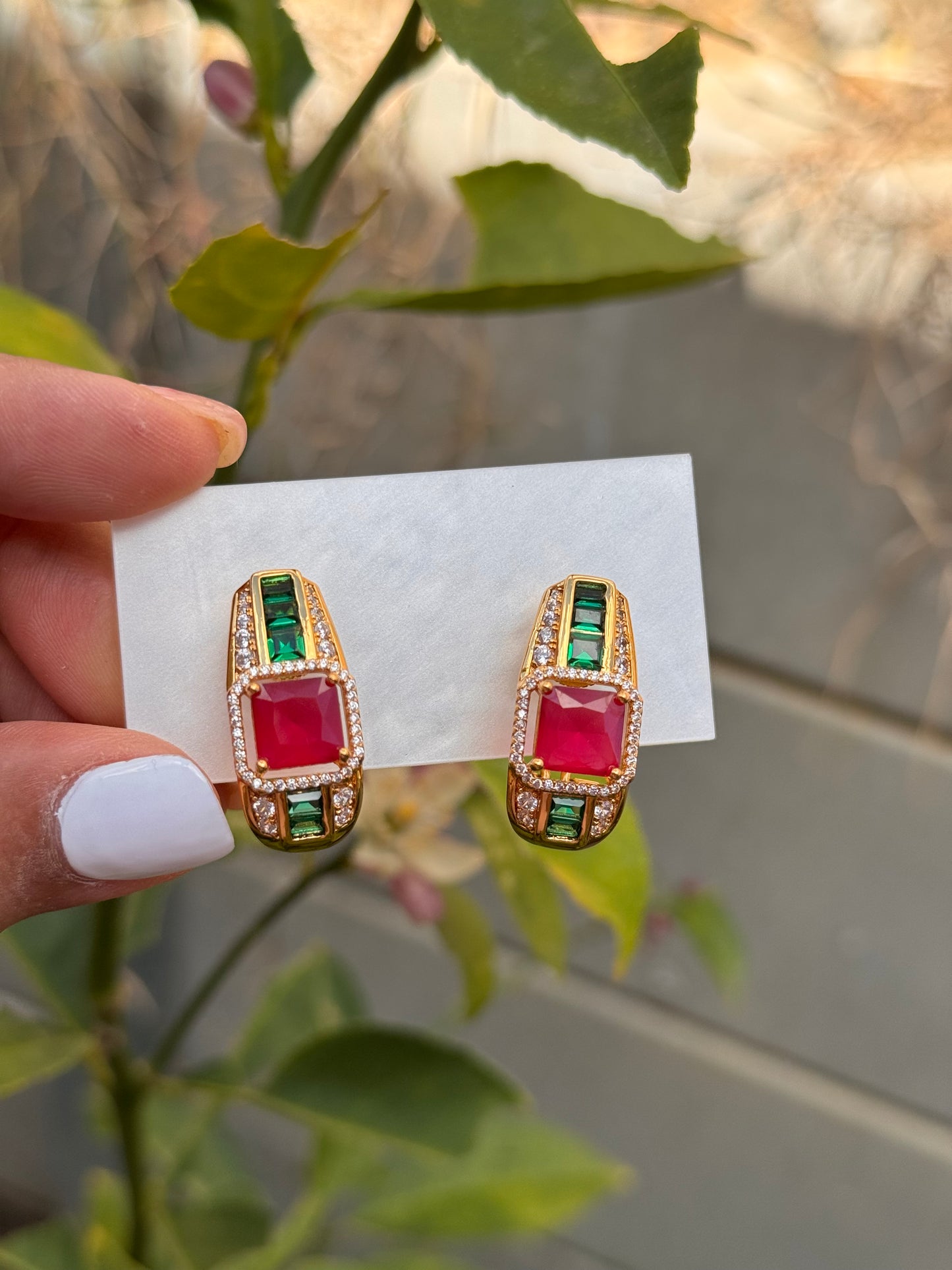 FMC1070 - 22 Carat Gold Plated Hoops