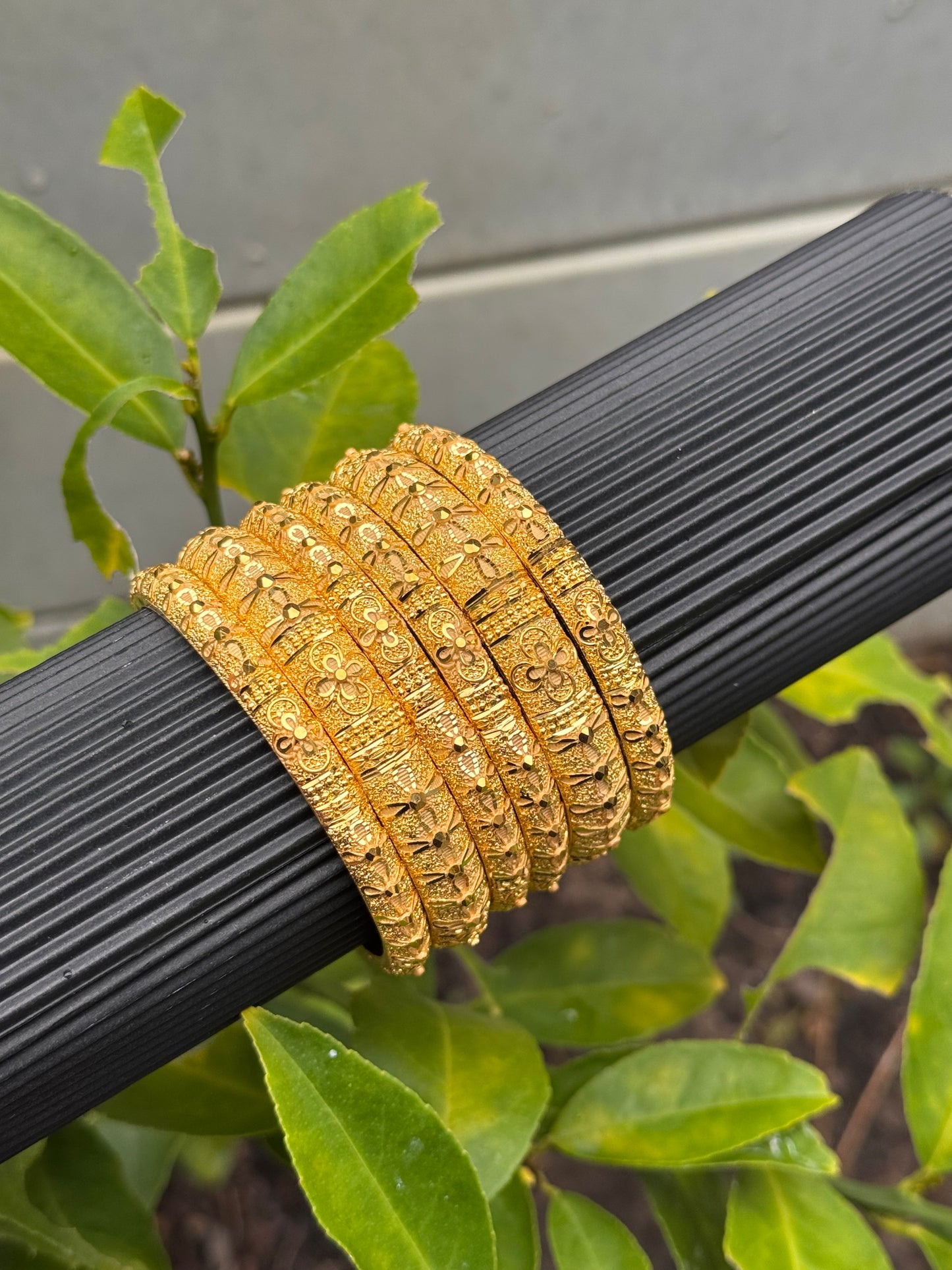 FMC1539 - Gold Plated Bangles Set