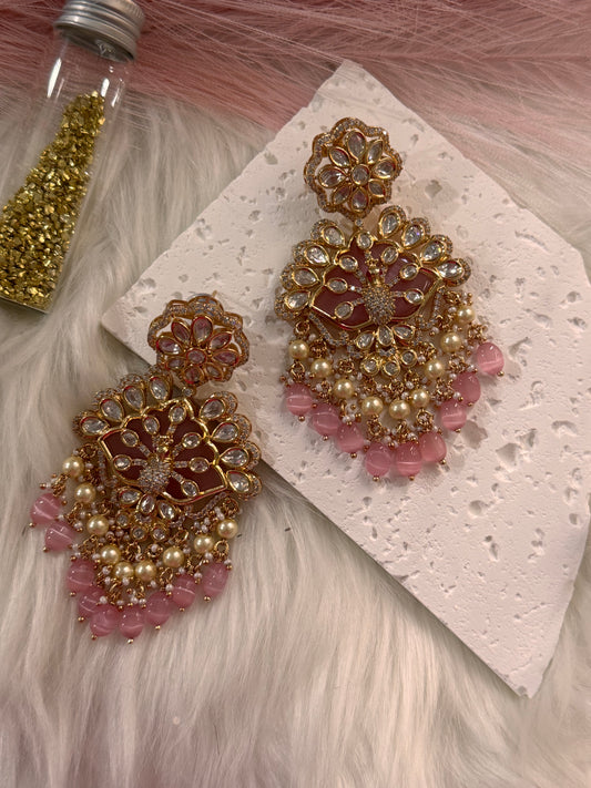 FMC2640 - Uncut Kundan Earrings