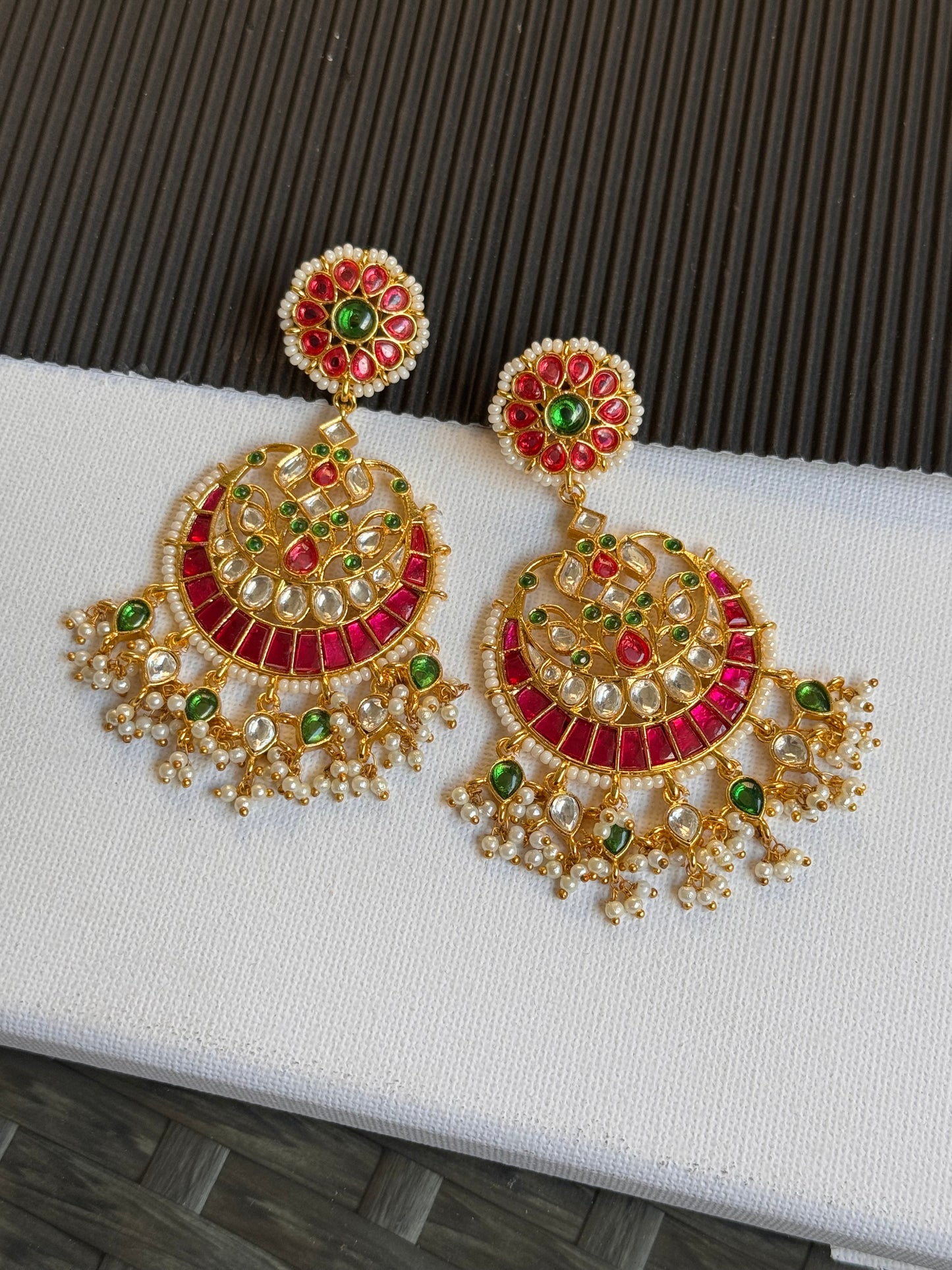 FMC2450 - Pachi Kundan Earrings