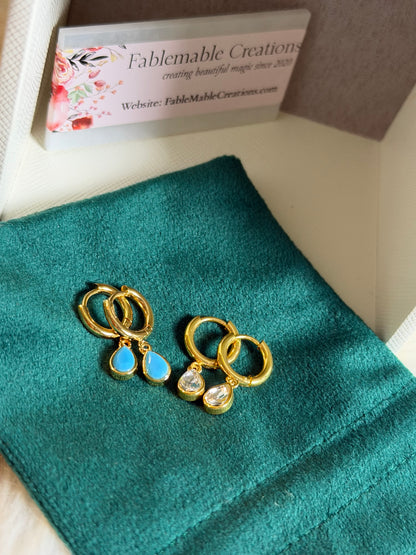 FMC516 - Gold Plated Hoops