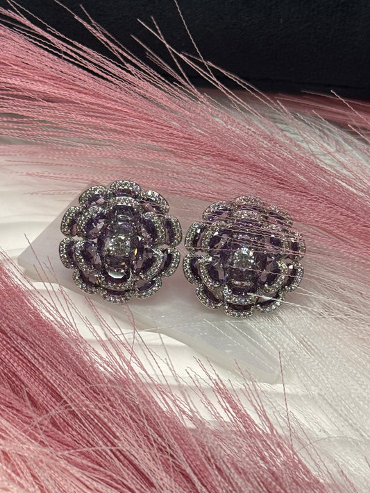 FMC1122 - WGP 3D Floral Stud Earrings