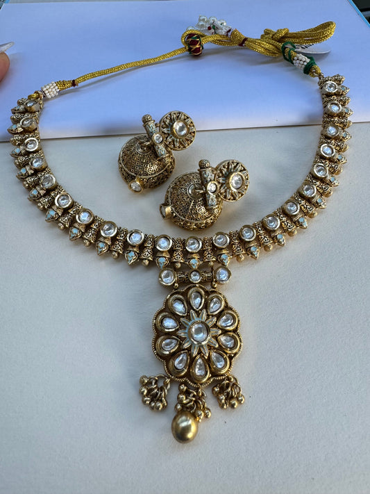 FMC2125 - Antique Gold Plated Necklace