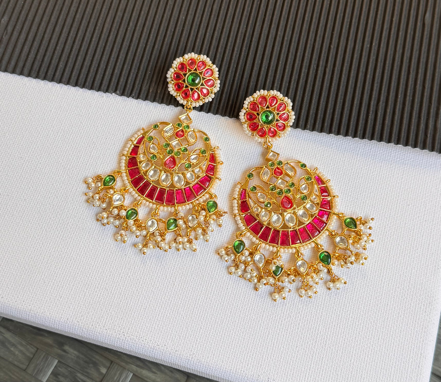FMC2450 - Pachi Kundan Earrings