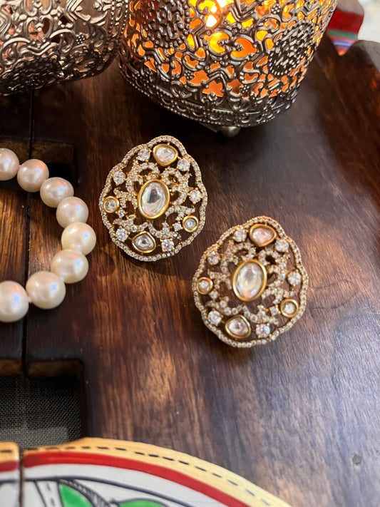 FMC289 - Uncut Kundan Studs