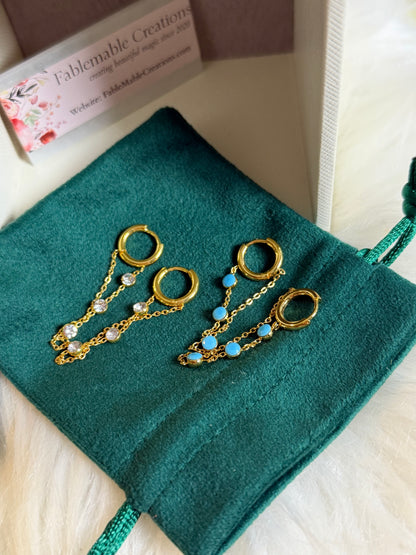 FMC515 - Gold Plated Hoops