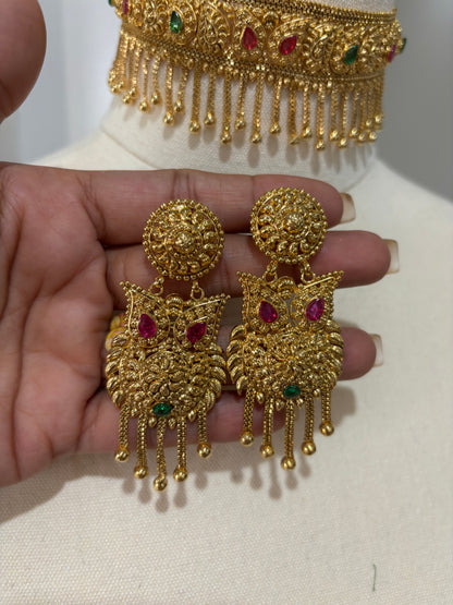 FMC4720 - 2 Gram Gold Plated Necklace Set