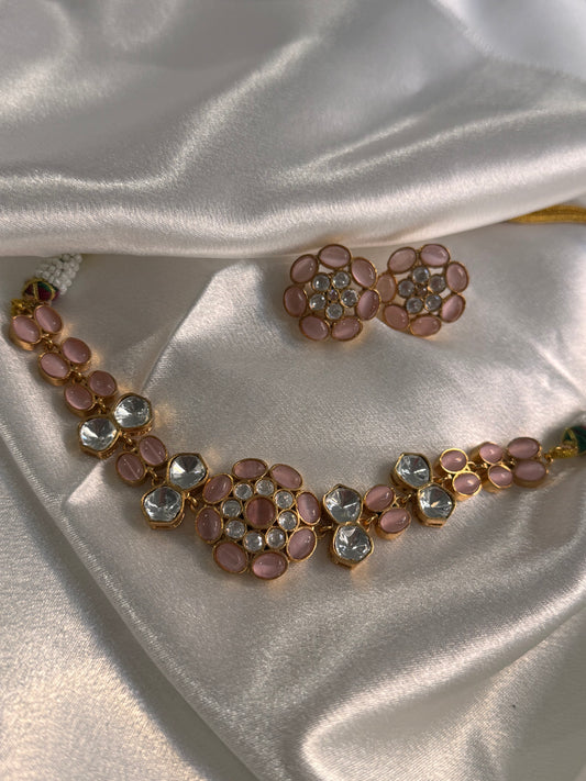FMC1167 - Mossanite Kundan Necklace