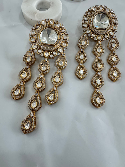 FMC1482 - Uncut Kundan Earrings