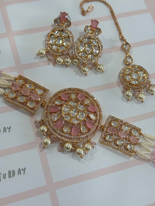 FMC678 - Uncut Kundan Necklace