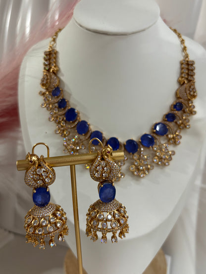 FMC4475 - Uncut Kundan Necklace Set